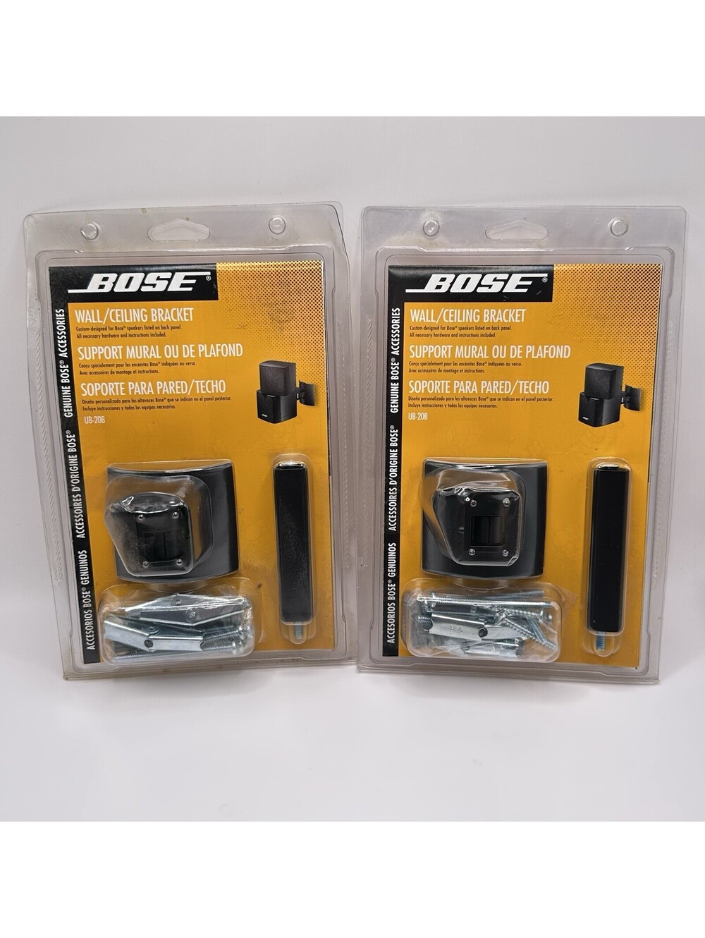 Bose UB‑20B Wall/Ceiling Speaker Mounts (2‑Pack) Genuine OEM New
